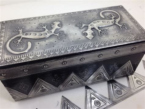 puter metal box|Pewter Metal Box .